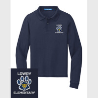 Youth Cotton L/S Uniform Polo