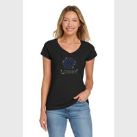 Ladies Fitted V-Neck